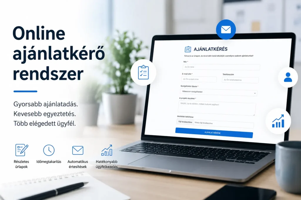 Online ajánlatkérő rendszer WordPress weboldalon: így segíti vállalkozása növekedését